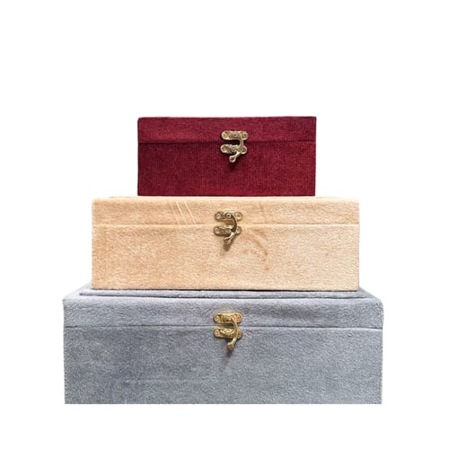 علب مخمل - متنوع المقاسات