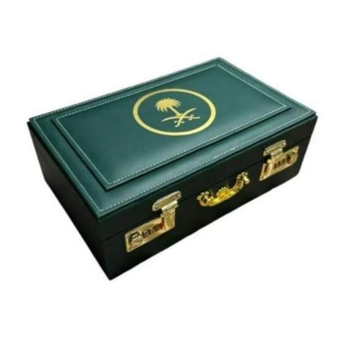 صندوق إهداء علبة جلد فاخر ربع كيلو أقفال ( صندوق ا...