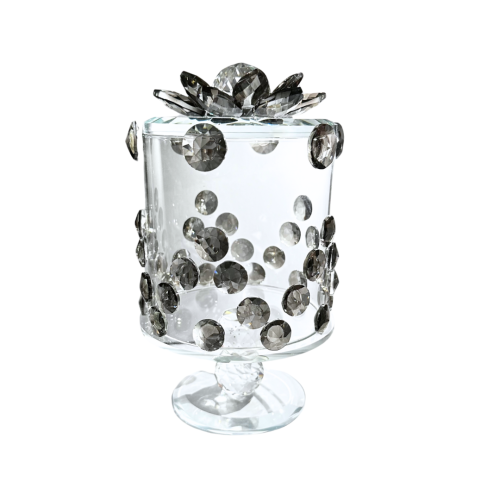 علبة بخور كريستال فاخر لوتس وسط - موديل A3080