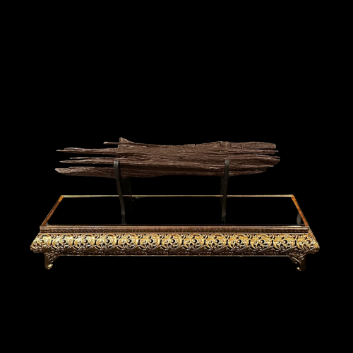 بوكس إهداء فاخر أكريلك قاعدة معدنية ثقيلة مذهبة (...