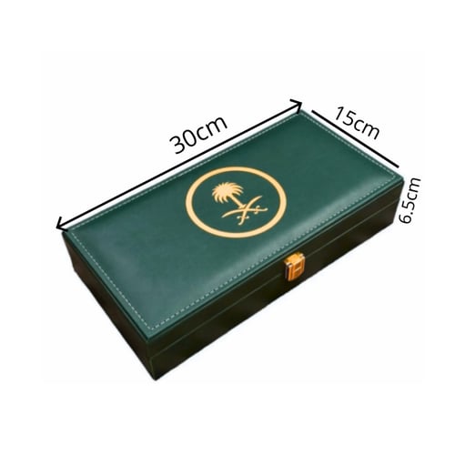 بوكس إهداء سيفين ونخلة ( عود مروكي + دهن عود فاخر...