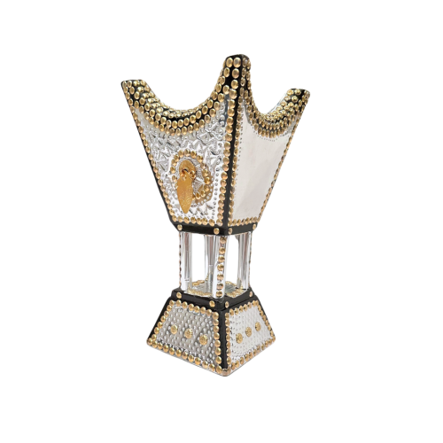 مبخرة باكستاني - فضي إطار أسود - مقاس XXL كبير جدا...