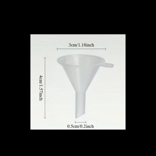 قمع بلاستيكي - محقان مقاس 2 - صناعة العطور