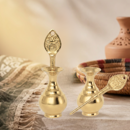 مكحلة نحاس ثقيلة | مقاس صغير | طول 7 سم | موديل 10...