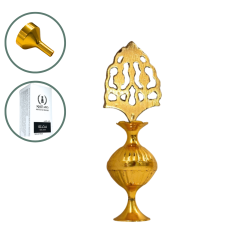 مكحلة نحاس دائري - مقاس كبير - موديل 1010