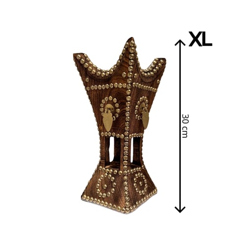 مبخرة حايلية - صناعة يدوية خشب الأثل - طراز الدرعي...