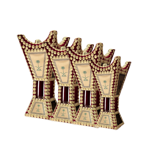 مبخرة صناعة سوري يدوي ثقيل - مخمل سيفين ونخلة لون...