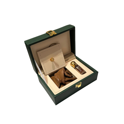 بوكس إهداء فاخر أوقية أرياني سوبر + ربع تولة دهن ع...