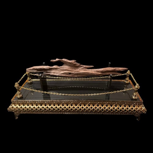 بوكس إهداء فاخر أكريلك قاعدة خشبية مذهبة ( حجم وسط...