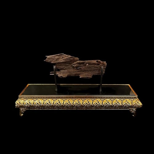 بوكس إهداء فاخر أكريلك قاعدة معدنية ثقيلة مذهبة (...