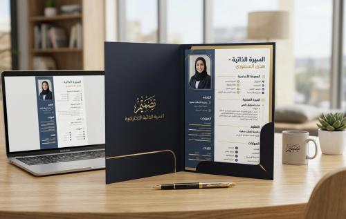 سيرة ذاتية انفوجرافيك