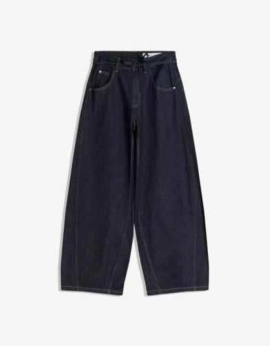 بنطلون جينز واسع الساقين من بيرشكا