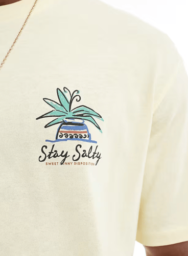 قميص كبير الحجم باللون الأصفر من سلكتد هوم