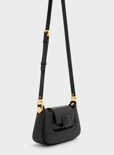 حقيبه ذات مقبض علوي سوداء من تشارلز اند كيث