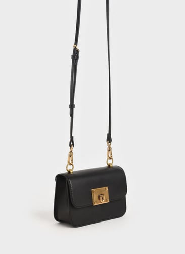 حقيبه ذات مقبض علوي سوداء من تشارلز اند كيث