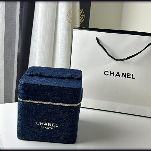 شنطة CHANEL شاملة البوكس ( كحلي) T