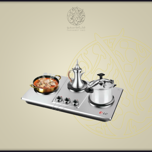 موقد حجري كهربائي 3 عيون S