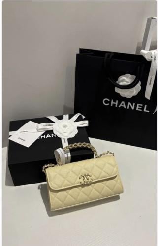 شنطة شانيل شامل البوكس وكيس قماشي