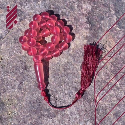 سبحة بي كولم متغيرة ( أحمر )