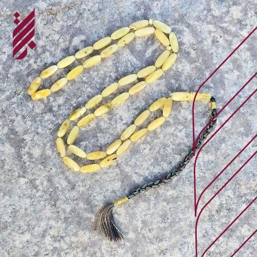 سبحة كهرمان كلنغرادي ( حر شوائب )