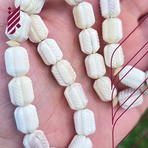 سبحة عظم جمل ( نقش )