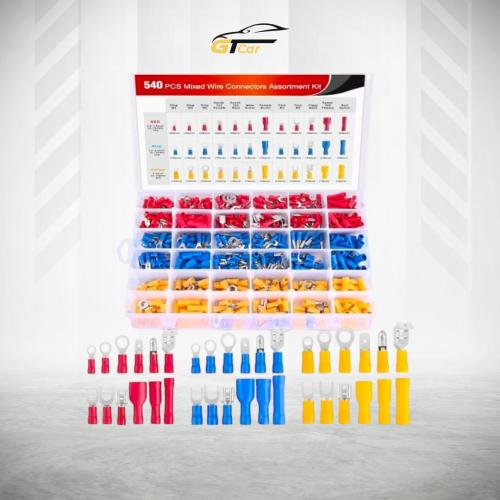 موصلات اسلاك كهربائية 540 قطعة مجموعة ادوات توصيل...