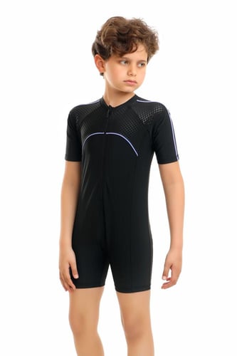 مايوه سباحة رياضي بتصميم عملي يغطي الجسم ويوفر راح...