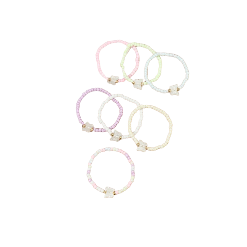 اسوارة خرز بشكل فراشة (عشوائي)