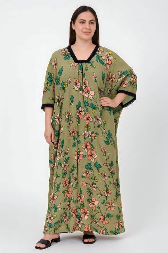 Flowered thobe