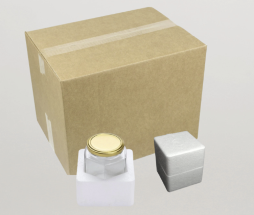 (1علبة) علب عسل سداسية (1كيلو) مع (( فلين وغطاء أس...