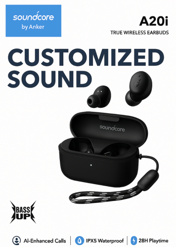 سماعة Soundcore A20i لاسلكية True Wireless – صوت ن...