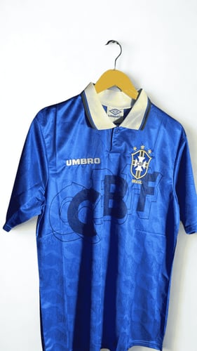 تيشيرت منتخب البرازيل الكلاسيكي الاحتياطي في كاس ا...