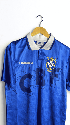 تيشيرت منتخب البرازيل الكلاسيكي الاحتياطي في كاس ا...