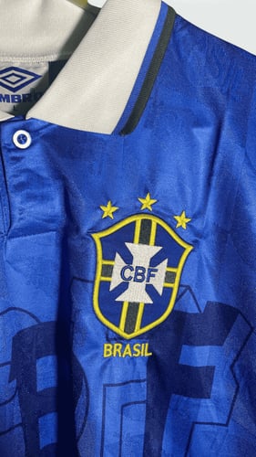 تيشيرت منتخب البرازيل الكلاسيكي الاحتياطي في كاس ا...