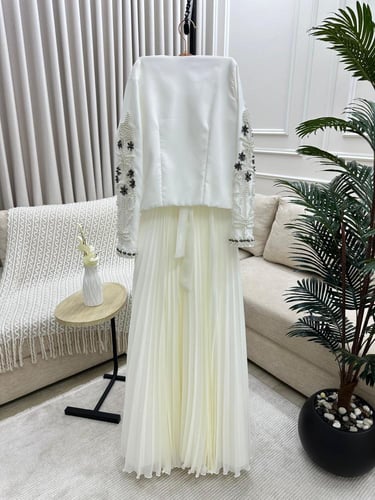 فستان سهره مميز لون سكري