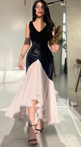 فستان سهره مميز لون اسود