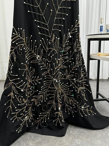 فستان فخم راقي لون اسود