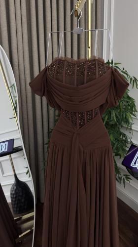 فستان ناعم لون وردي