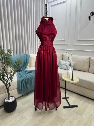 فستان ناعم كرنكل راقي