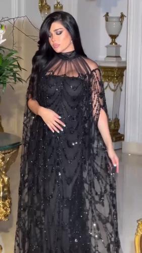 فستان سهره مميز لون اسود