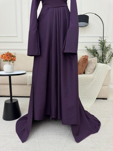 فستان سهره مميز لون موف