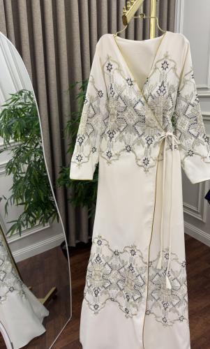 جلابيه فخمه مميزه لون سكري