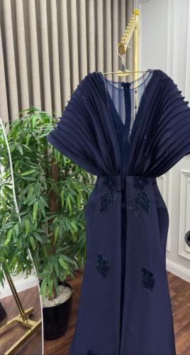 فستان سهره مميز لون كحلي