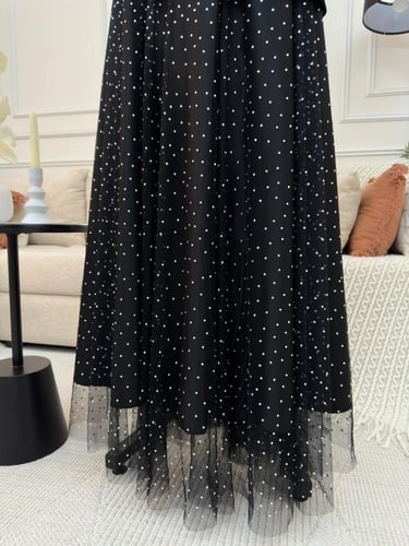 فستان سهره مميز لون اسود