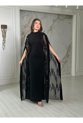 فستان سهره فخم لون اسود