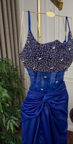 فستان سهره مميز لون عودي