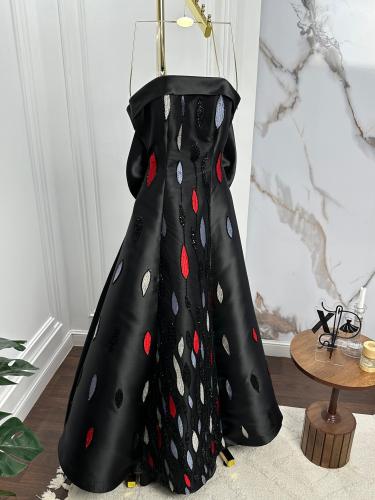 فستان سهره راقي شك لون اسود