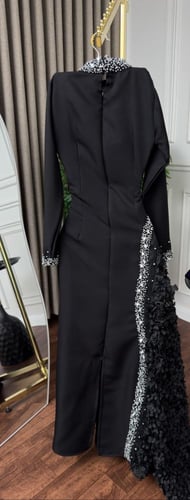 فستان سهره مميز لون اسود