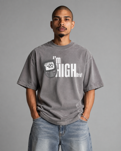 High cotton T-shirt