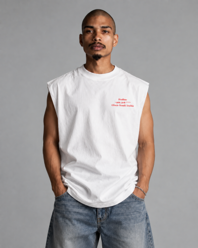Hotline cotton tank top
